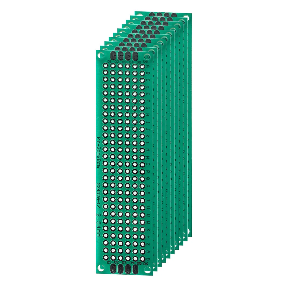 5 قطعة 2*8 سنتيمتر ثنائي الفينيل متعدد الكلور مجلس جانب واحد النموذج مجلس الأخضر لتقوم بها بنفسك لوحات الدوائر العالمية عدة إلكترونية