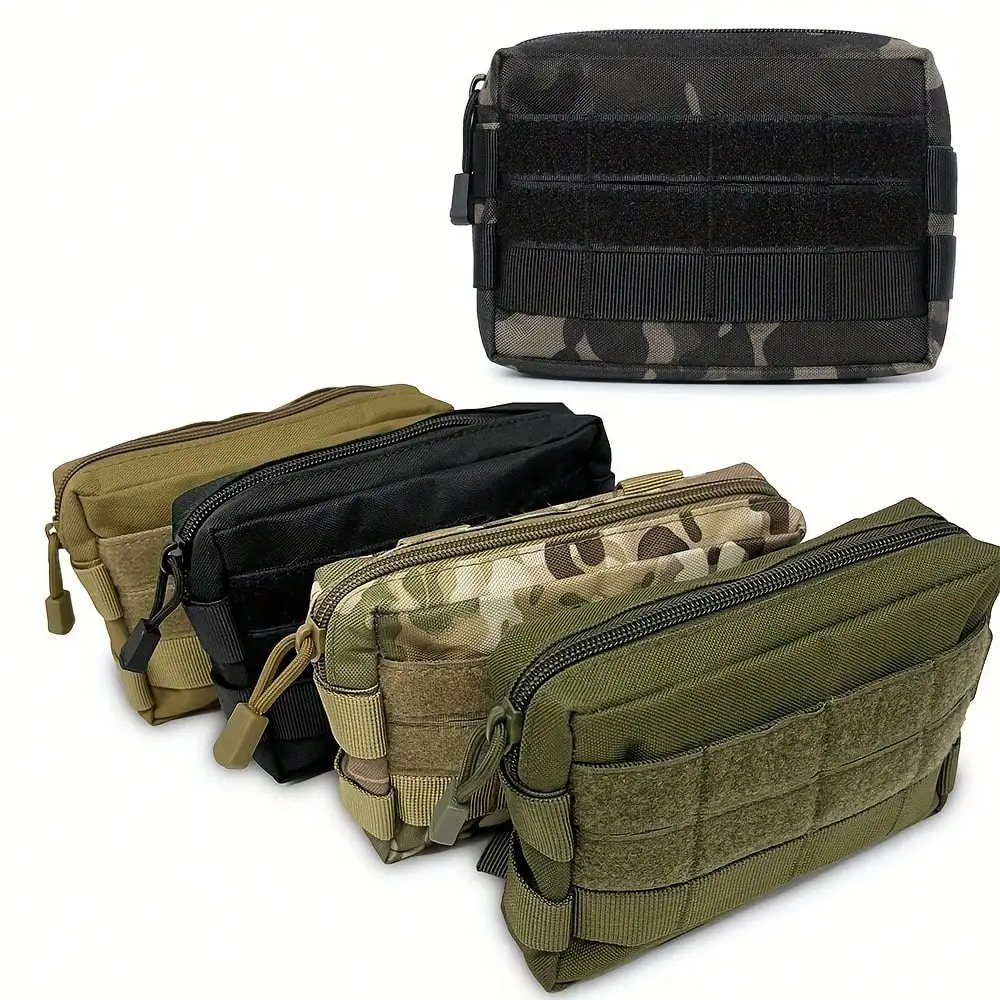 

Outdoor EDC Hunting Tatical Molle Pouch Waist Pack Coin Cell Phone Bag Nylon Portable Men Toiletry Bag Clutch Outdoor