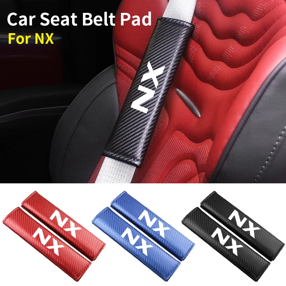 

Car Seatbelt Shoulder Protector Cover Carbon Fiber Safety Belt Shoulder Cover Padding Pad Cushion For Lexus NX Auto Accessories