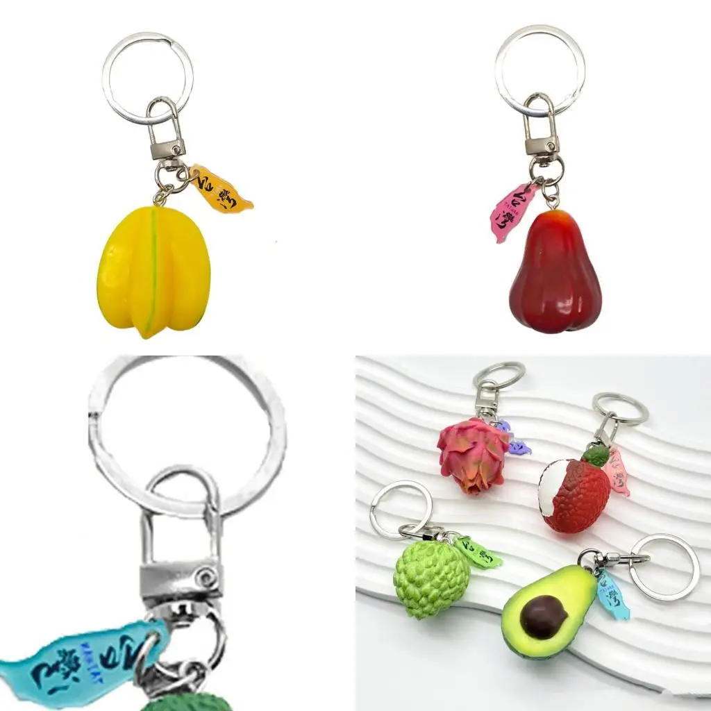 

D46E миниатюрный тайваньский фруктовый брелок с подвеской, удобный рюкзак, аксессуар для кошелька, креативная сумка, подвесное