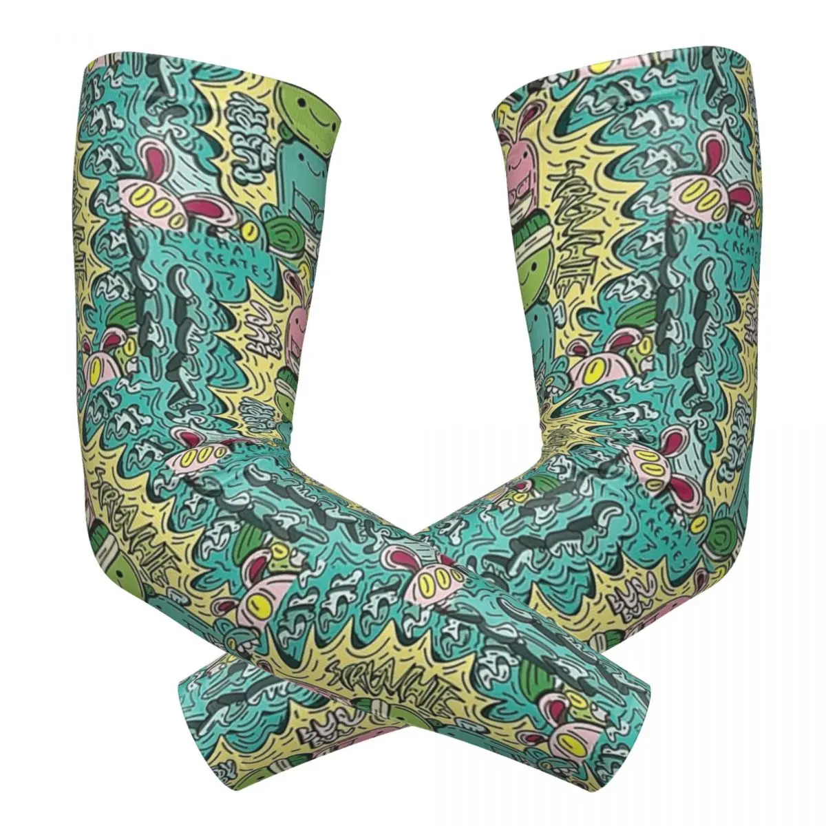 Zhc Zack 야외용 팔토시 자외선 차단 커버 여름 사이클링 타투 슬리브