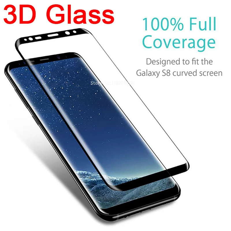 3D Curved Tempered Glass for Samsung Note 8 9 10 Note 20 Ultra Screen Protector for Samsung S8 S9 Plus S10 S20 S21 Ultra Glass