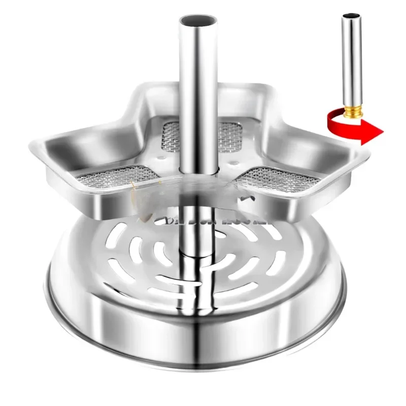 Tinfoil-free Carbon Separator.Silicone Cigarette Bowl, Water Cigarette Accessories, Ceramic Pot Material Bowl