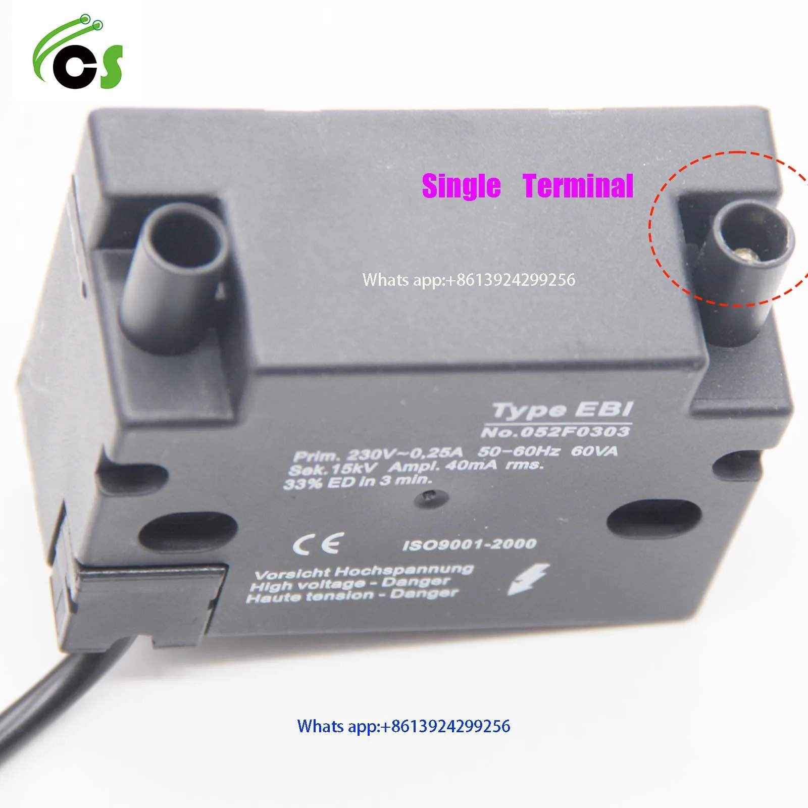 CSBAO High Voltage Pulse Ignitor Type EBI Ignitor Transformer Boiler Combustion Accessories Burner Transformer Ignitor Coil