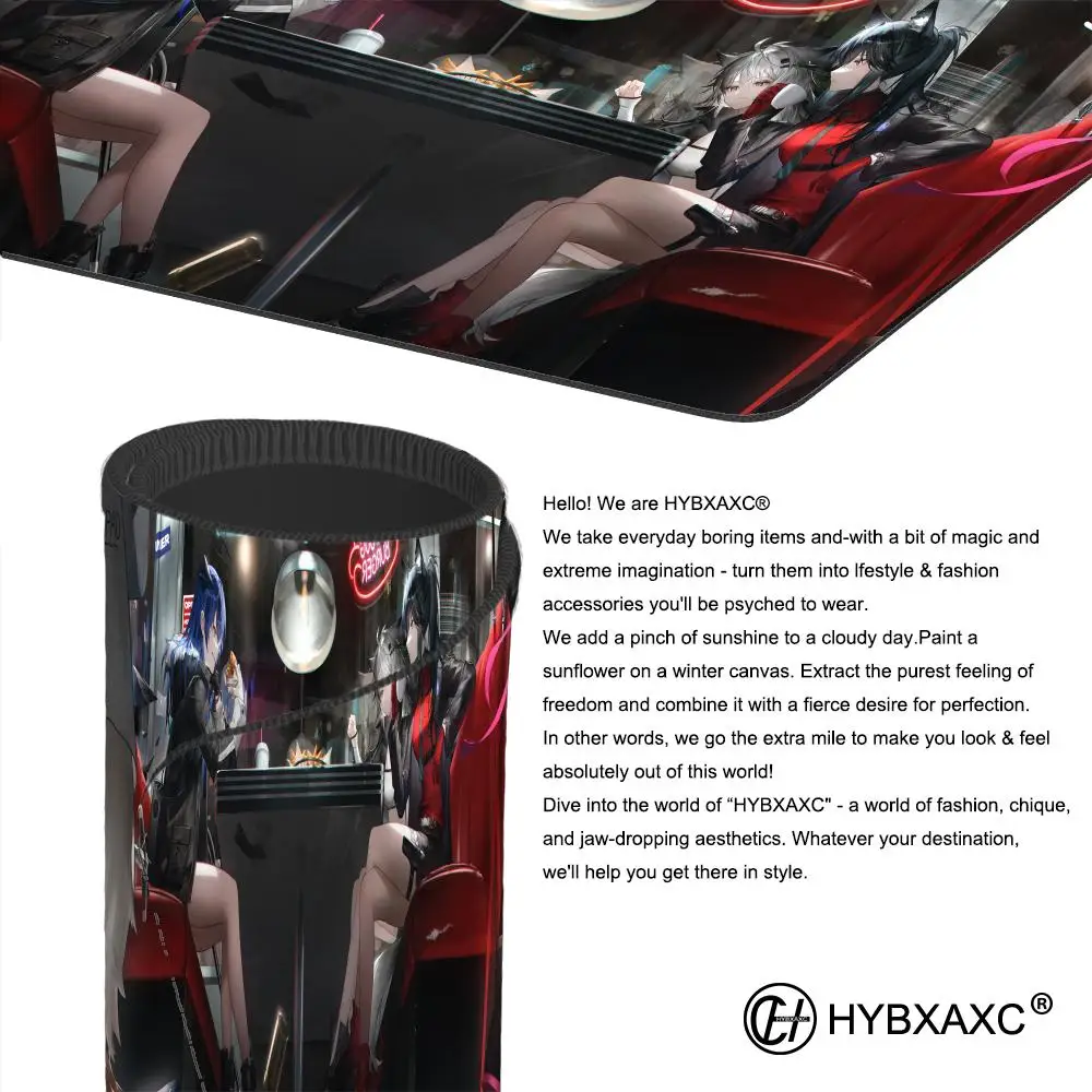Arknights Animation Beautiful patternsOffice Computer Desk Mat Table Keyboard Big Mouse Pad Laptop Cushion Nonslip Decor