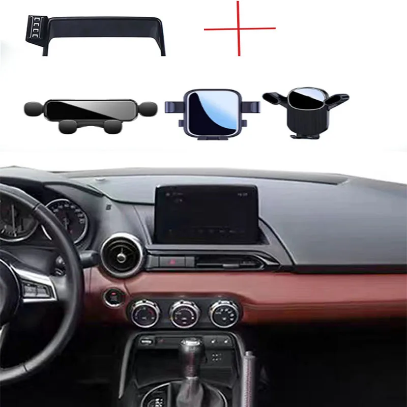 

Car Phone Holder For Mazda MX5 MX-5 ND 2016 2017 2018-2021 2022 2023 7-Inch Display Screen Fixed Bracket