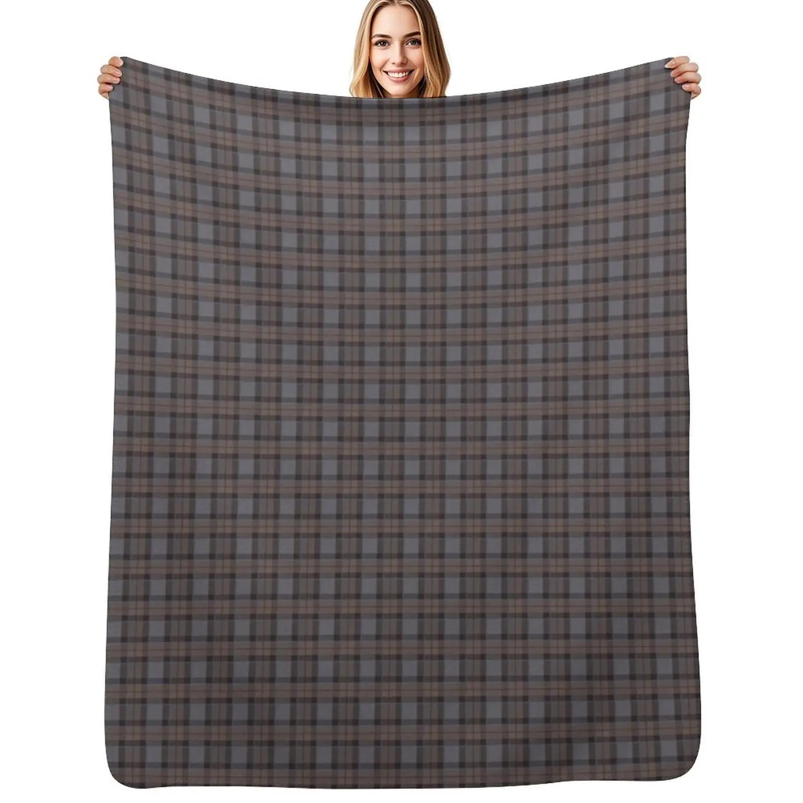 outlander tartan - fraser tartan Throw Blanket Plush Beautifuls Tourist sofa bed Heavy Summer Beddings Blankets