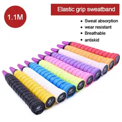 Thickened Fishing Rod Sweatband Gradient Colorful Anti Slip Racket Grip Tape Tennis Overgrip Tennis Racquet