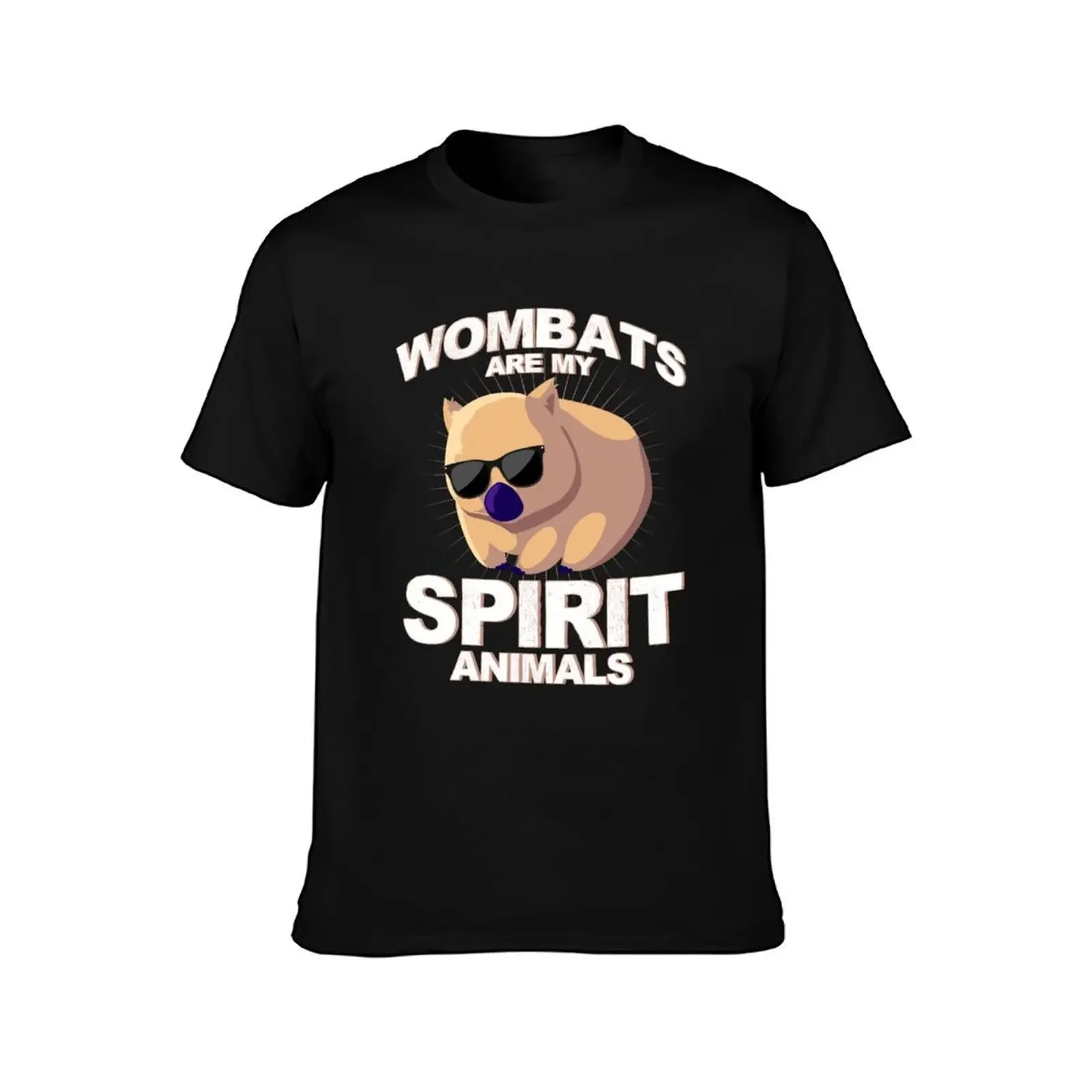 Wombats Are My Spirit Animals T-Shirt oversized new edition oversize t-shirts man plus size clothes mens big and tall t shirts