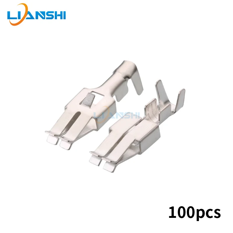 

100pcs 925612-1 6.3 Automotive Connector terminal copper tinned DJ6212-E6.3B