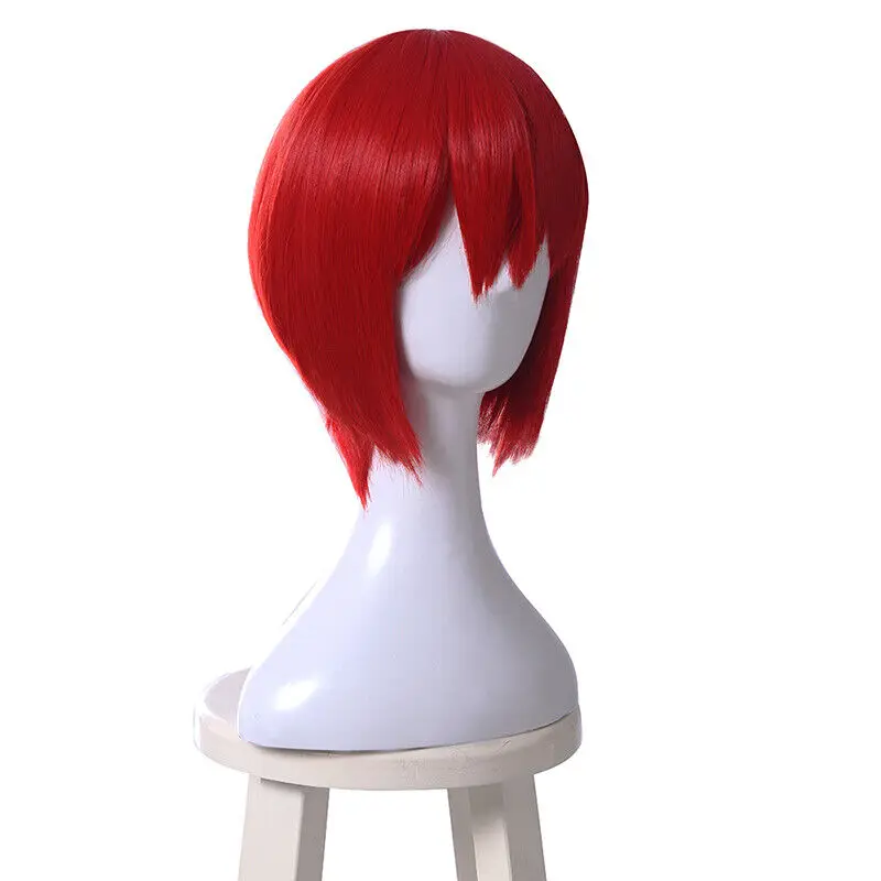 Ancient Magus Bride Chise Hatori Wig Cosplay rambut pendek merah Wig sintetis