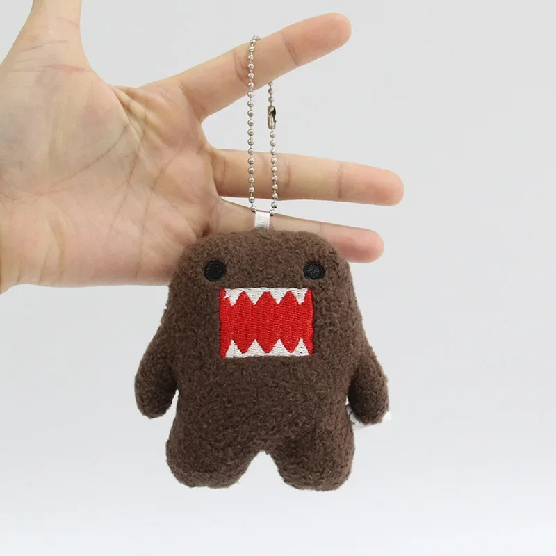 

Kawaii Cute Domo Kun Plush Keychain Anime Keyring Charm for Bag Keys Gift Collection