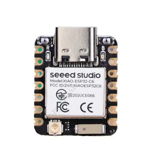 Imagen 2 del producto XIAO-placa pequeña ESP32C6, dispositivo con WiFi y Bluetooth 5,0, para Arduino, SeeedStudio, ESP32 C6