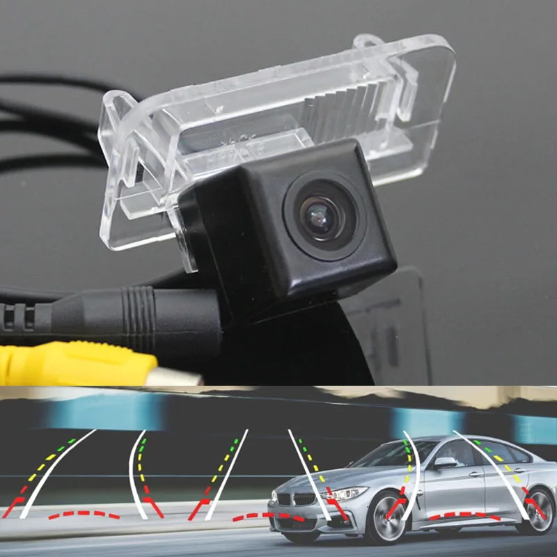 Car Dynamic trajectory Parking Camera FOR Mercedes Benz MB B Class W246 B180 B200 B220 B250 2012~2015 Car Rear View Camera HD