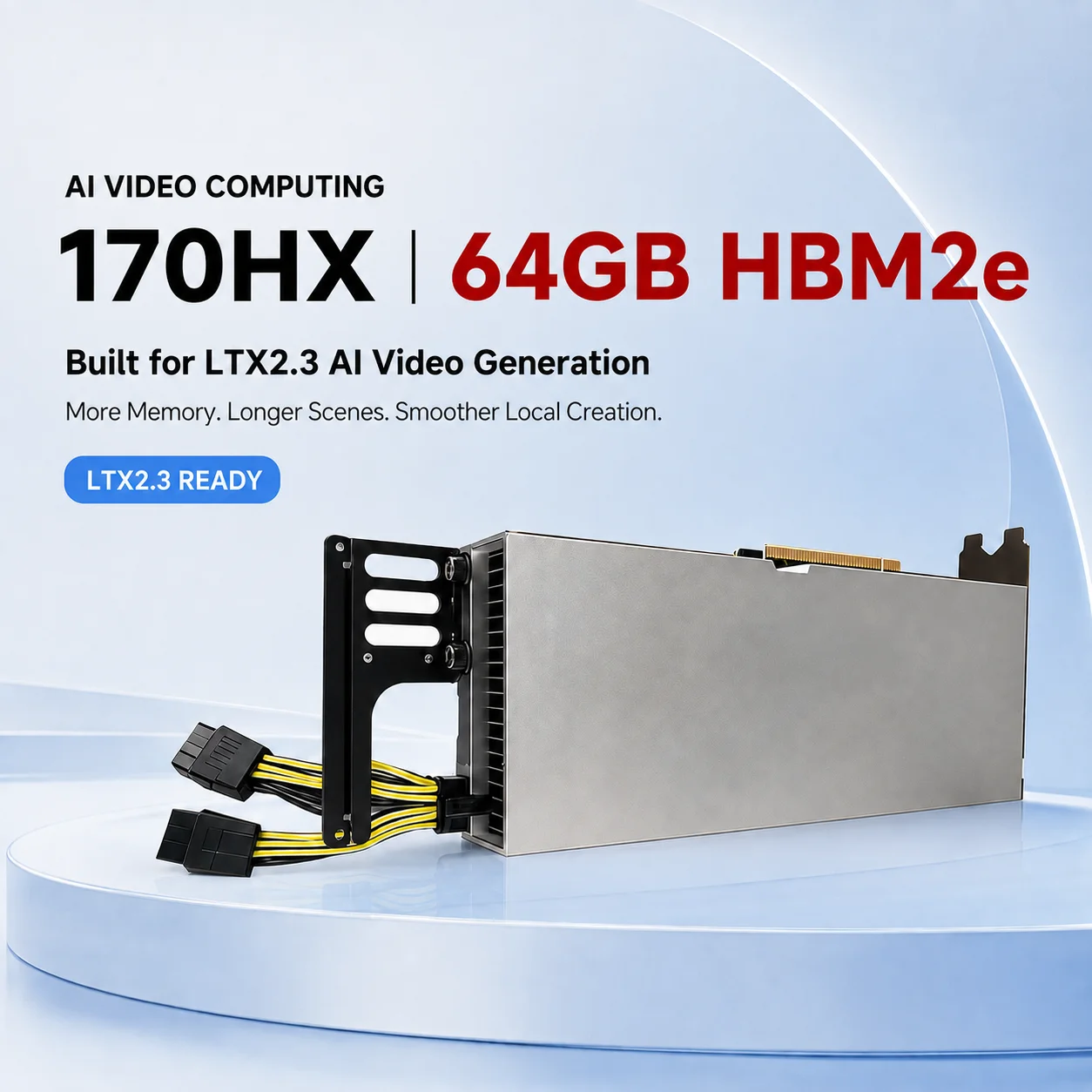 8G Computing GPU Card, 4480 CUDA Cores, Capacitor Modification, Well‑Tested Server Computing Graphics Card, Fast Shipping