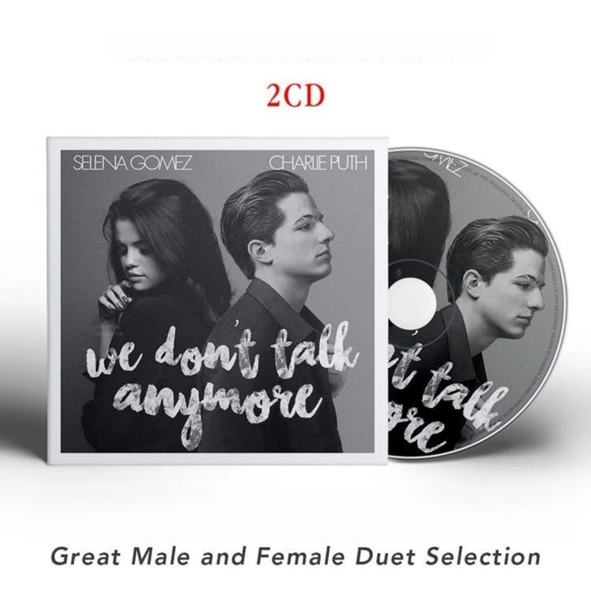

Selena Gomez & Charlie Puth We Don't Talk Anymore – Iconic Pop Ballad Vocal Single International Pop Hit CD Only