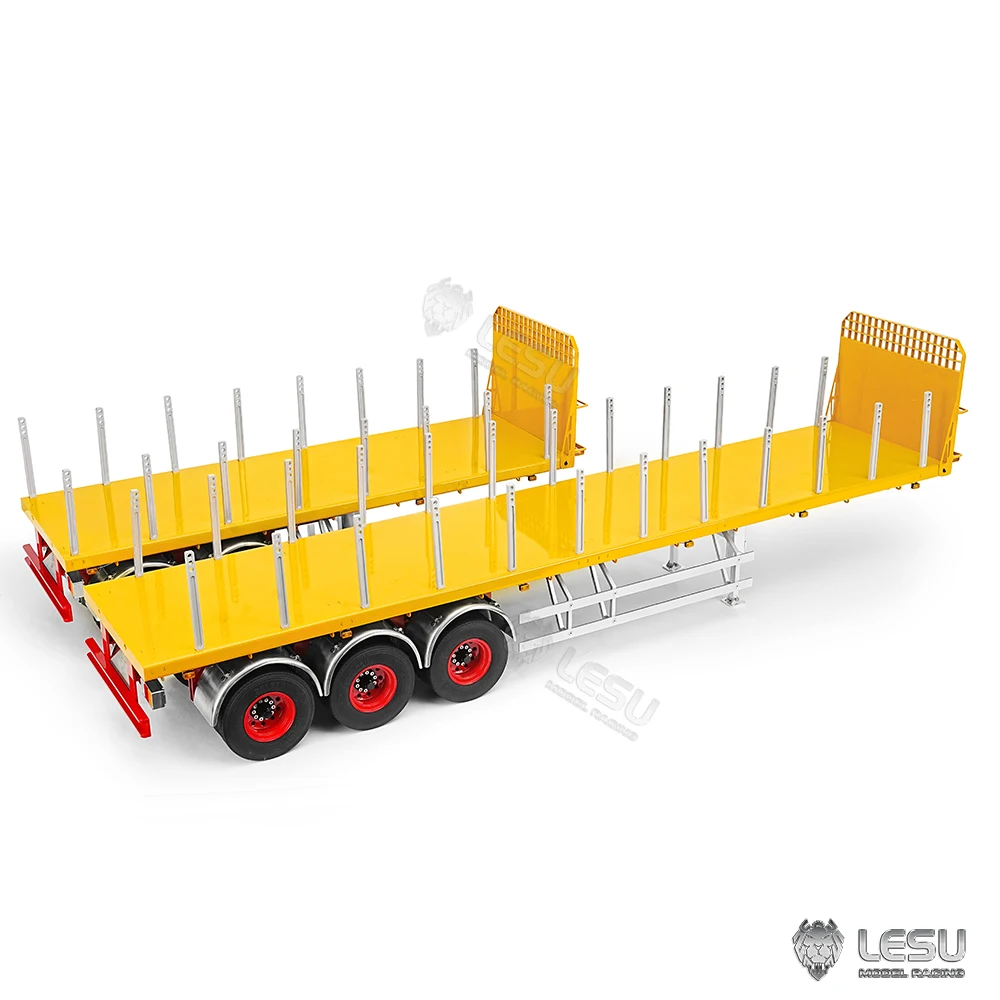 Semi-trailer 1/14 truck model Tamiya 20 feet 40 feet trailer trailer LESU