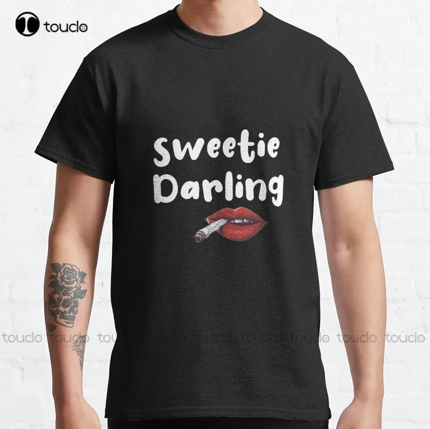 

Absolutely Fabulous Darling Classic T-Shirt White Undershirts Custom Aldult Teen Unisex Digital Printing Tee Shirt Classic