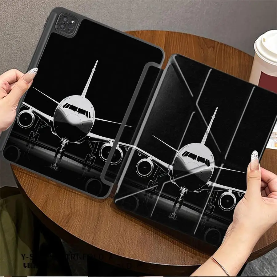 

Чехол-подставка для планшетов Apple iPad Mini 6/7, Air 4/5, M3/M2, 1/2, M4, 11-дюймовых Pro 11-го, 10-го, 9-го, 8-го, 7-го поколений, 12.9-дюймовых Pro 2025 – стильный и удобный для использования в самолете.