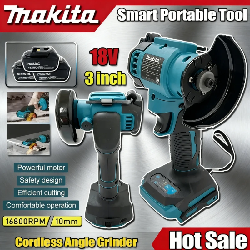 

Makita 3 Inch Mini Angle Grinder Power Tool Cutting Circular Cordless Electirc CUT OFF Saw Power Tool For Makita Battery