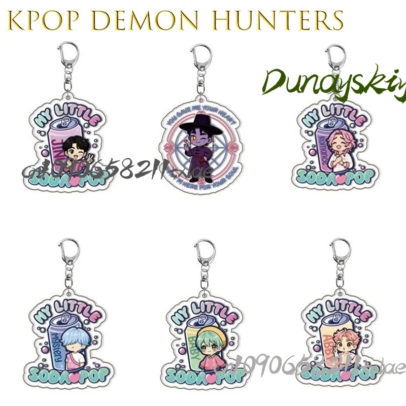 

KPop Demon аниме Hunters Rumi Mila Zoe акриловый брелок аниме аксессуар для косплея косплей костюм Saja Boys Хэллоуин Jinu Baby
