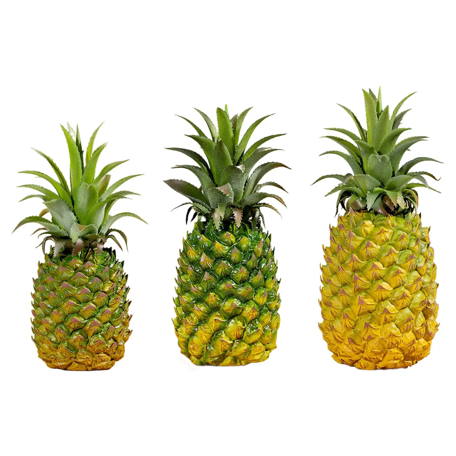 Artificial Pineapple Figurine Versatile Simulated Fruit Decoration for Bedroom Cabinet Children Education Photo Prop Kids Toys