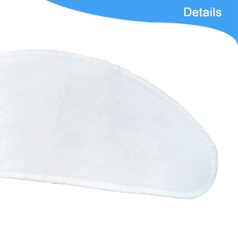 Sostituzione dei cuscinetti lavabili per Ecovacs Deebot T9 + T9 AIVI T9 AIVI + T9 MAX T9 POWER Robot aspirapolvere, confezione da 8