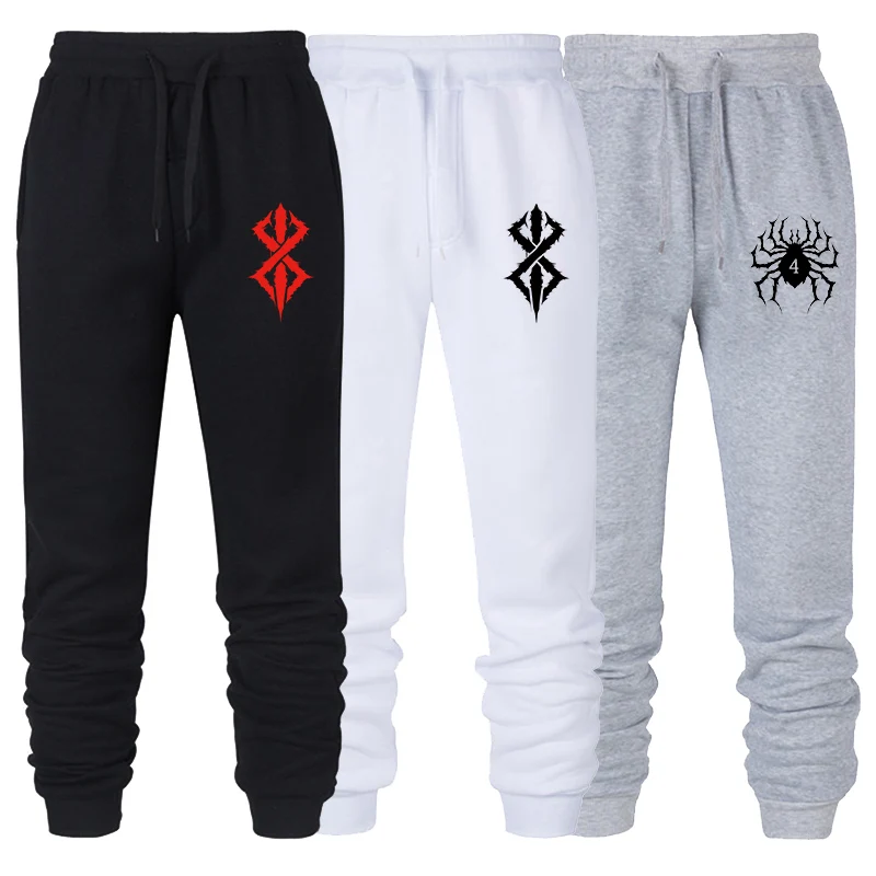 

Graphic Cotton Blend Sweatpants for Men Casual Fleece Lined Joggers Gym Workout Running Jogging Pants Sports Trousers Trackpants