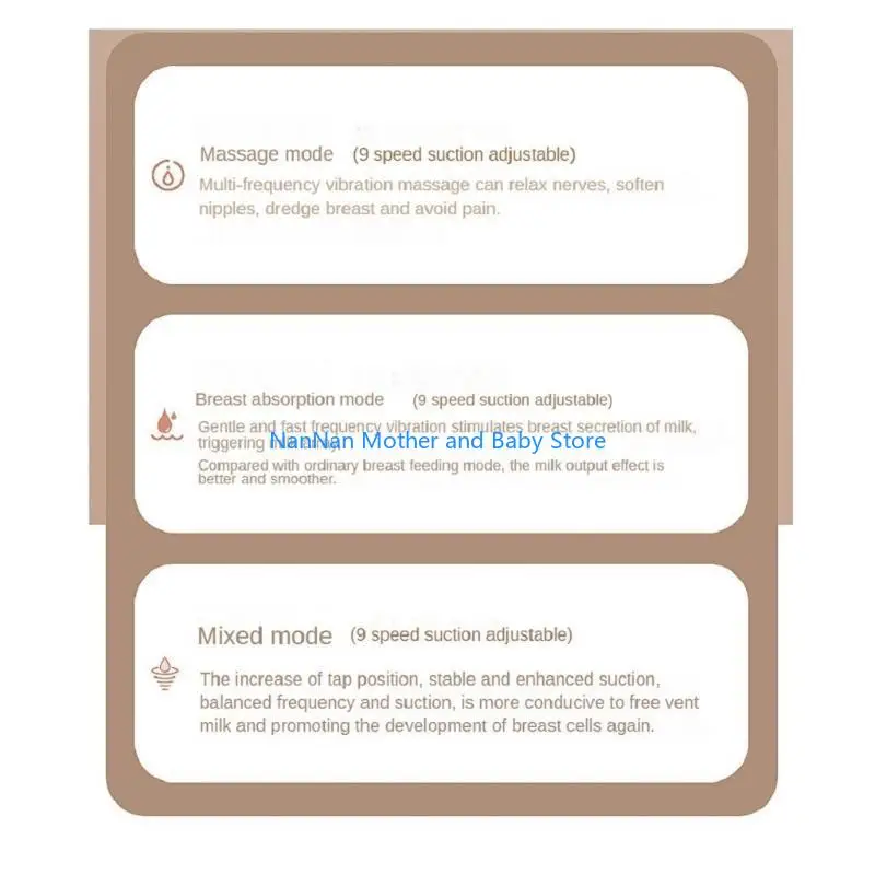 مضخة حليب كهربائية محمولة قابلة لإعادة الشحن وصامتة ويمكن ارتداؤها بدون استخدام اليدين