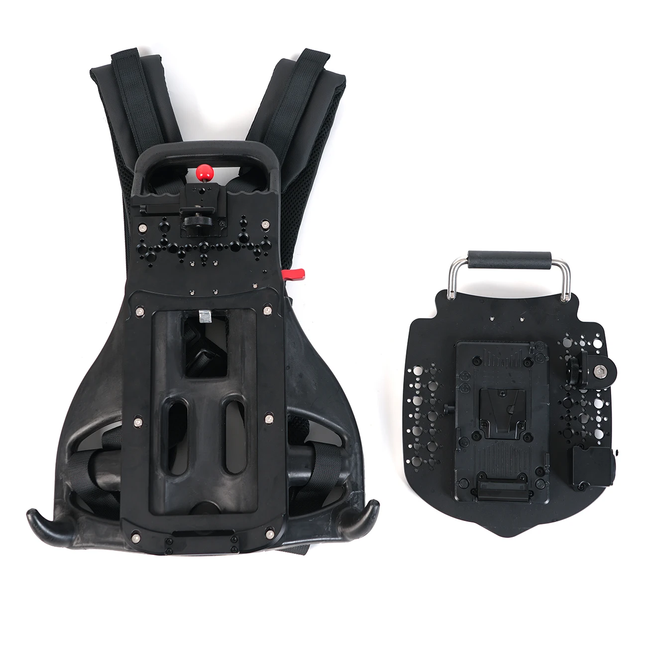 V-mount B-mount Gold-mount Battery Backpack With Fixing Plate XLR 3Pin Output for ARRI ALEXA 35, mini miniLF/RED/SONY/CANON - view 3