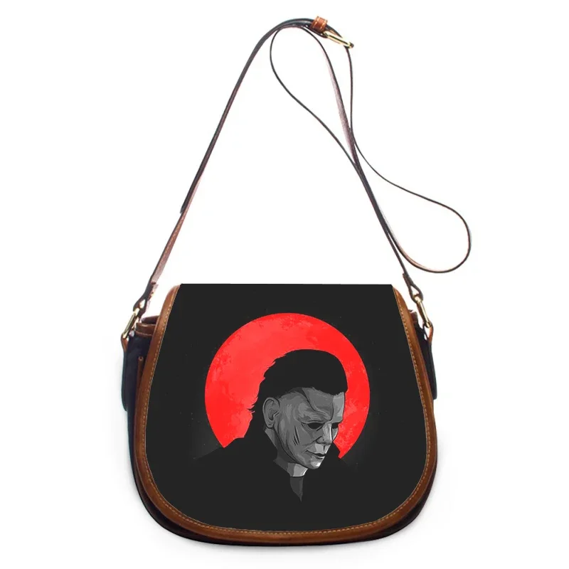 Sac à bandoulière imprimé 3D Michael Myers pour femmes, sacs à main de luxe, sacs à fermeture éclair, sac initié, nouvelle mode