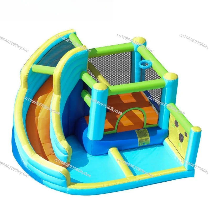 Popular Inflatable Slide Children's Naughty House Paradise Large Outdoor Children's Trampoline Slide Amusement Equipment