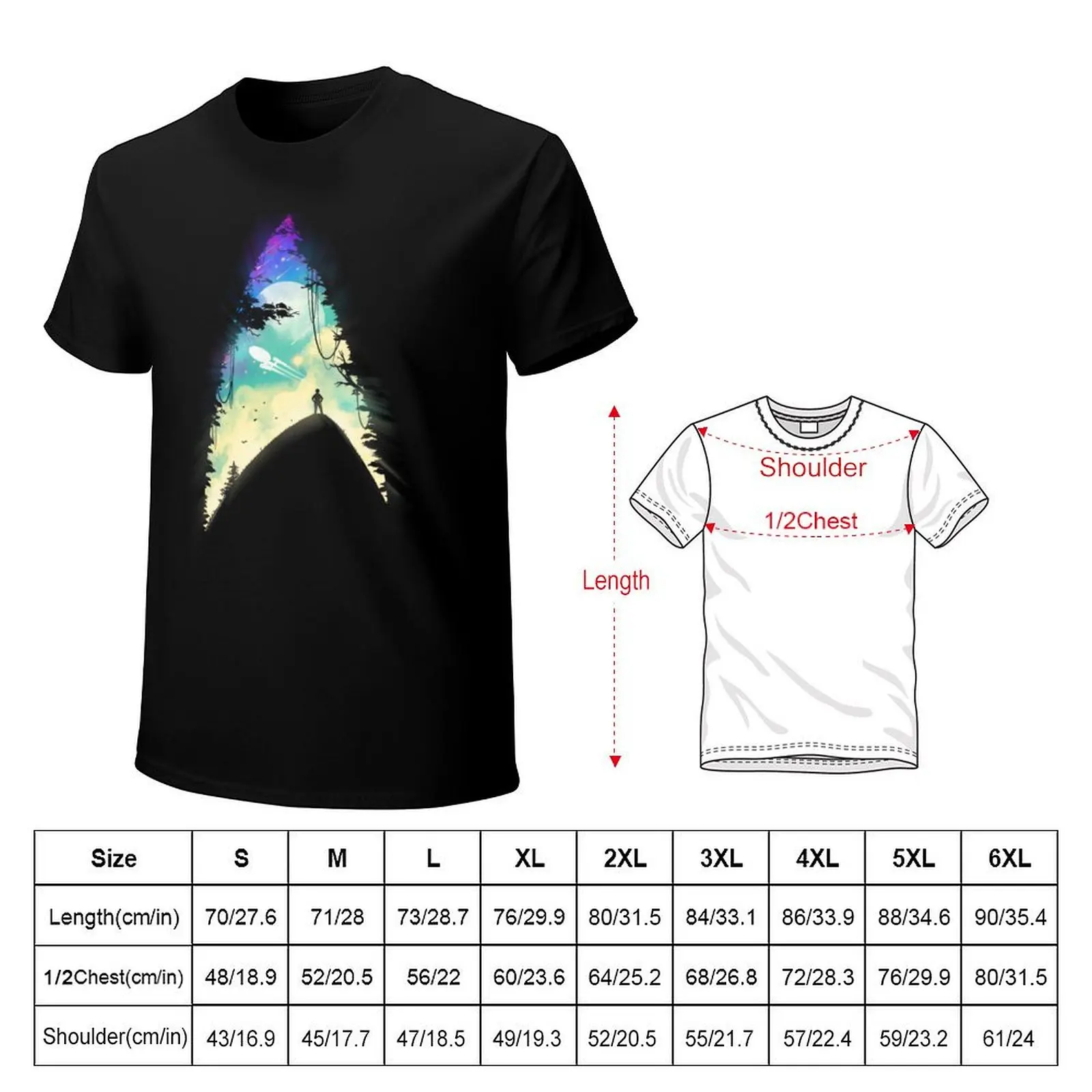 Star Trek V: The Final Frontier Space Exploration Insignia T-Shirt Holiday Party T-Shirt for Men