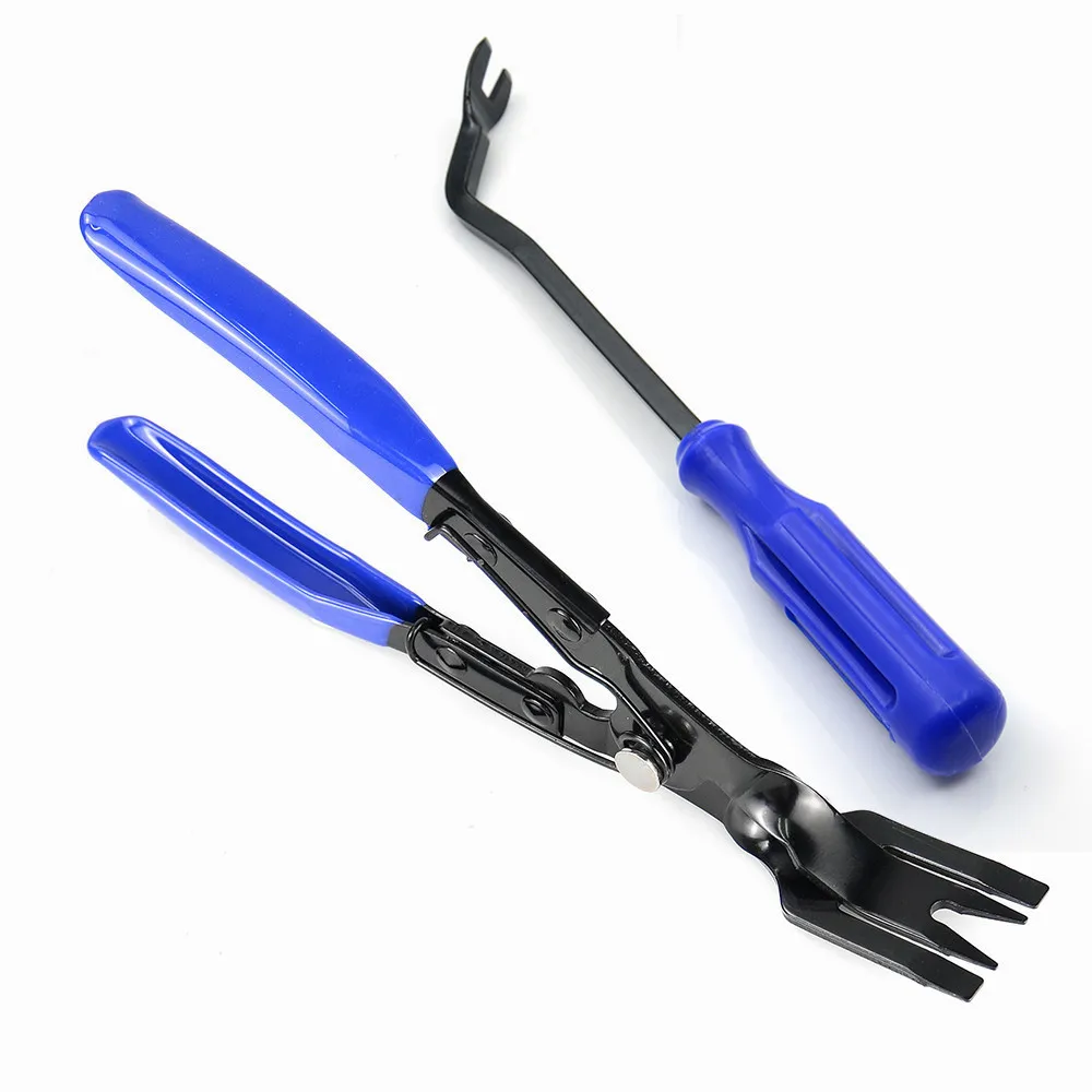 NEW Arrival Car Headlight Repair Installation Tool Trim Clip Removal Pliers Blue/Red for Car Door Panel Dashboard Removal Tool