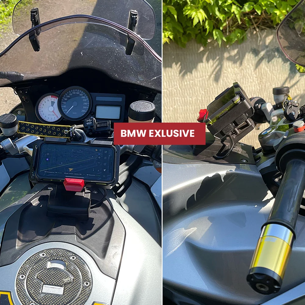 Для BMW R1200GS R1250GS LC USB Стандартный кронштейн для GPS навигации комплект беспроводного зарядного кабеля F750GS F850GS мотоцикла