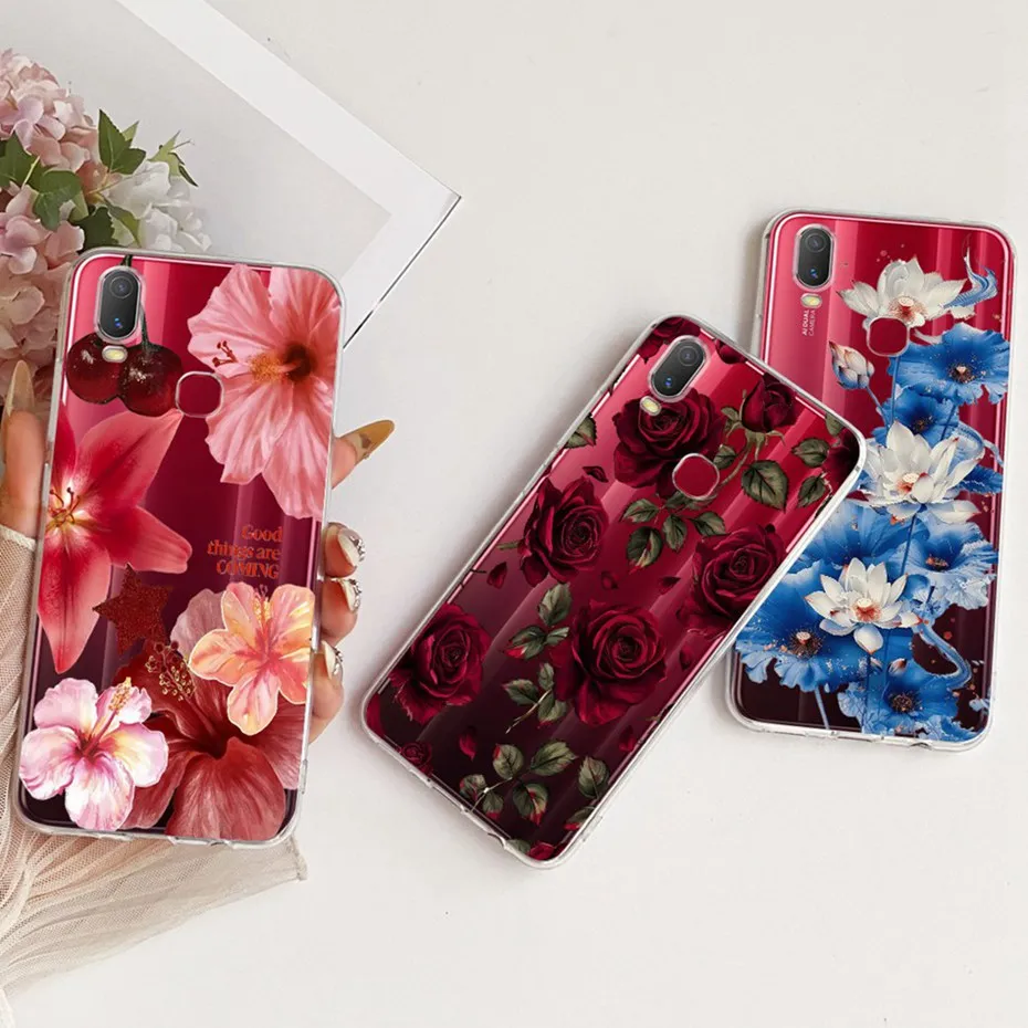 حافظة شفافة من البولي يوريثان الحراري لهاتف Vivo Y11 Y12i 1906_20 2025 أحدث طراز حافظات هاتف لهاتف Vivo 1906 Y11 (2019) مصدات الغطاء الخلفي #1