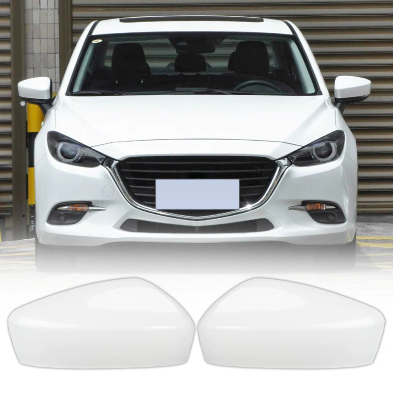 Car Accessories Cover Mirror Rearview Mirror Housing For Mazda Mazda3 Axela 2017 2018 2019 view 3
