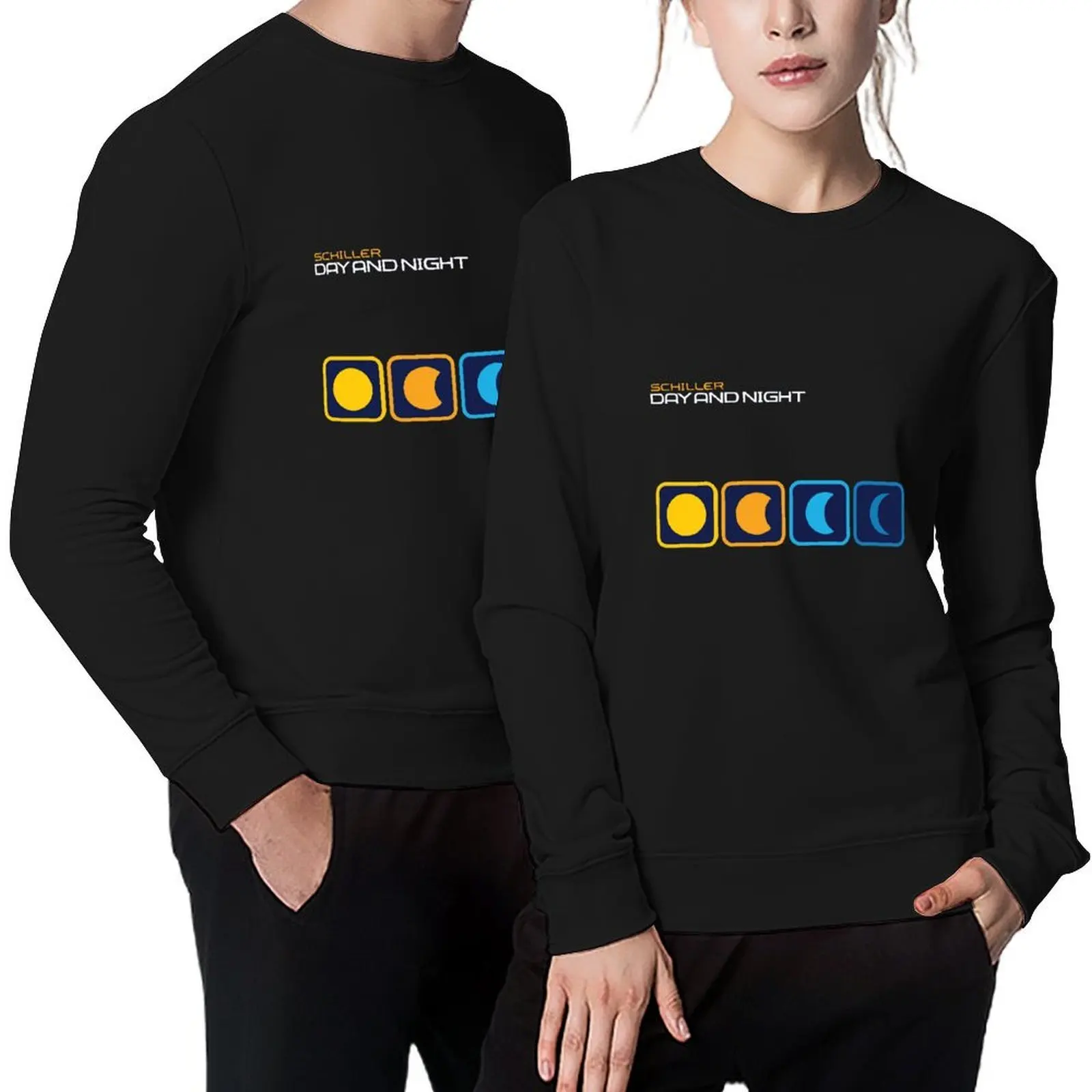 

Day and Night Pullover graphic t shirts men blouse anime clothes men's autumn clothes sweatshirt men