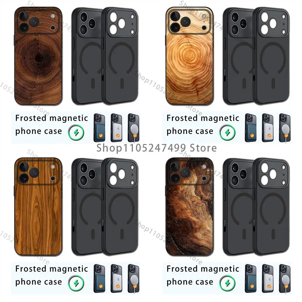 

texture natural wood Phone For iPhone 17,12,11,16,15,13,14,Pro,Max,Plus,Mini, For Magsafe,Magnetic Wireless Charging Case