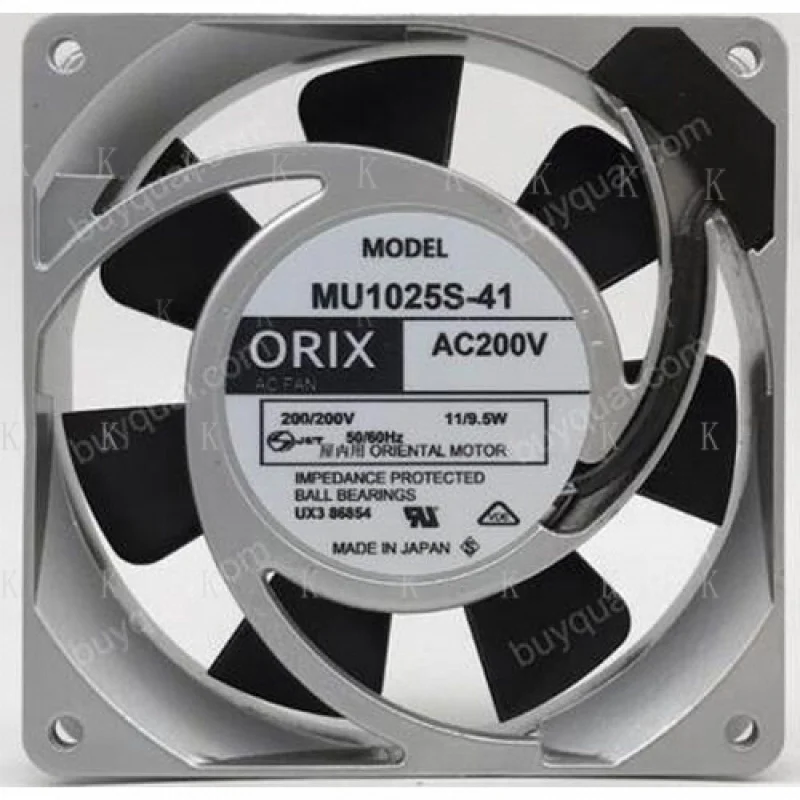 

C 1pcs for ORIX MU1025S-41B 200V 11W 10CM 10025 aluminum frame cooling fan