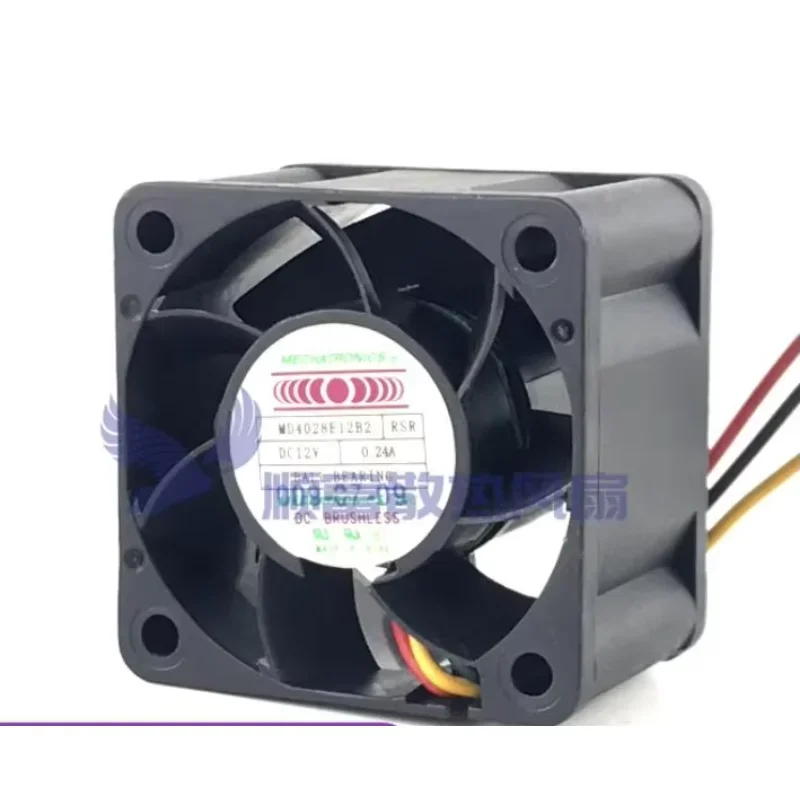 

Ltsf For MECHATRONICS MD4028E12B2 DC 12V 0.24A 40x40x28mm 3-Wire Server Cooling Fan 4cm