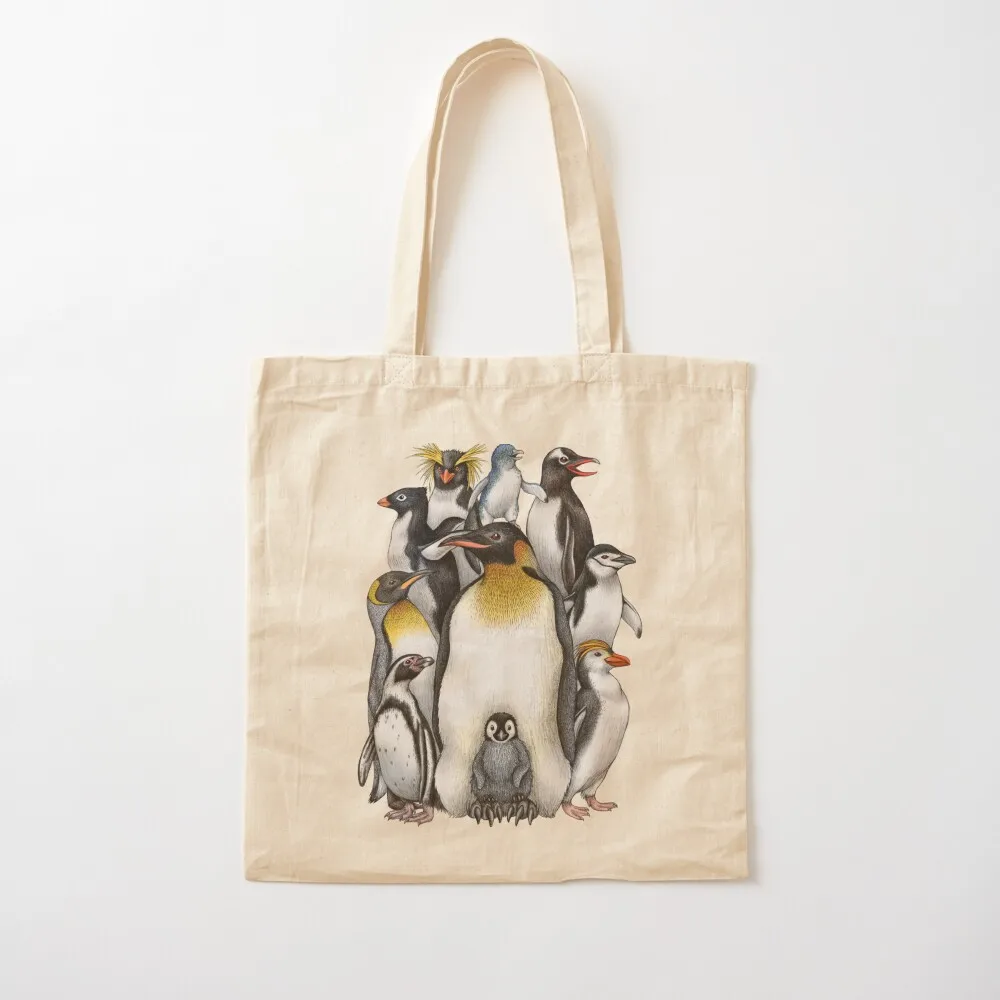 Penguin Obsession Tote Bag cloth bag woman large size bags