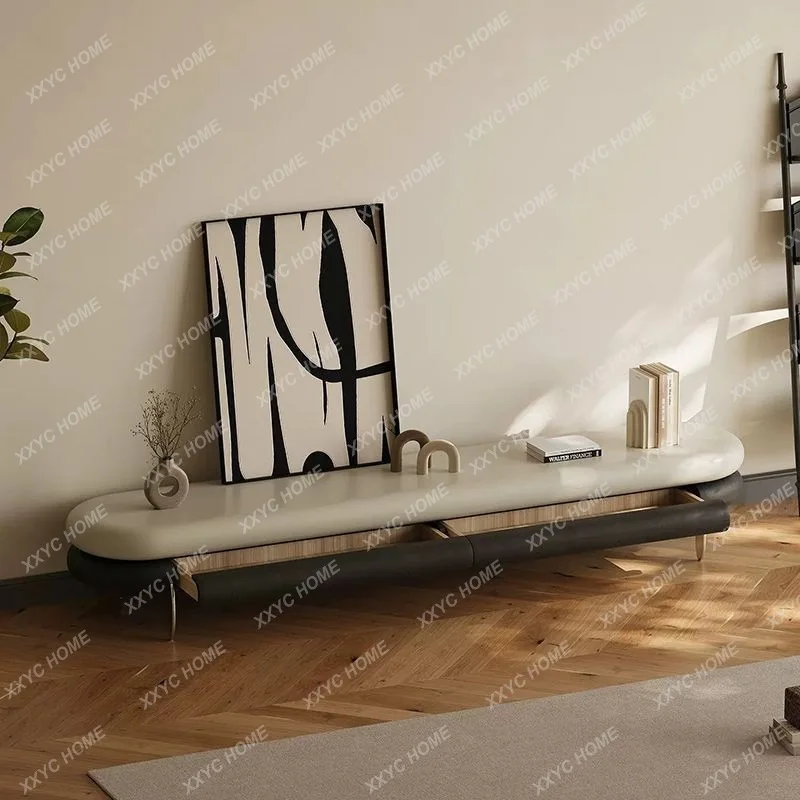 C TV cabinet modern simple combination lands on the living room audio-visual expensive small apartment floor-to-ceiling model
