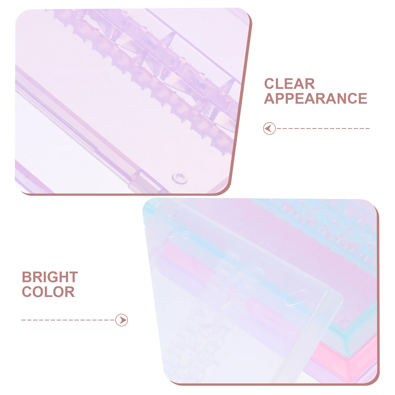 4 قطعة صناديق أدوات فنية للأظافر حامل رؤوس طحن مانيكير ممتاز مع تصميم ثابت للاستخدام على المدى الطويل توريد منظمة الصالون #3