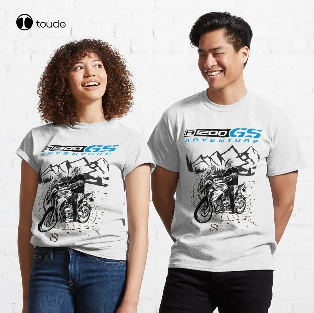 R1200 Gs Adventure Classic T-Shirt Motorcycle Custom Aldult Teen Unisex Digital Printing Fashion Funny New Xs-5Xl