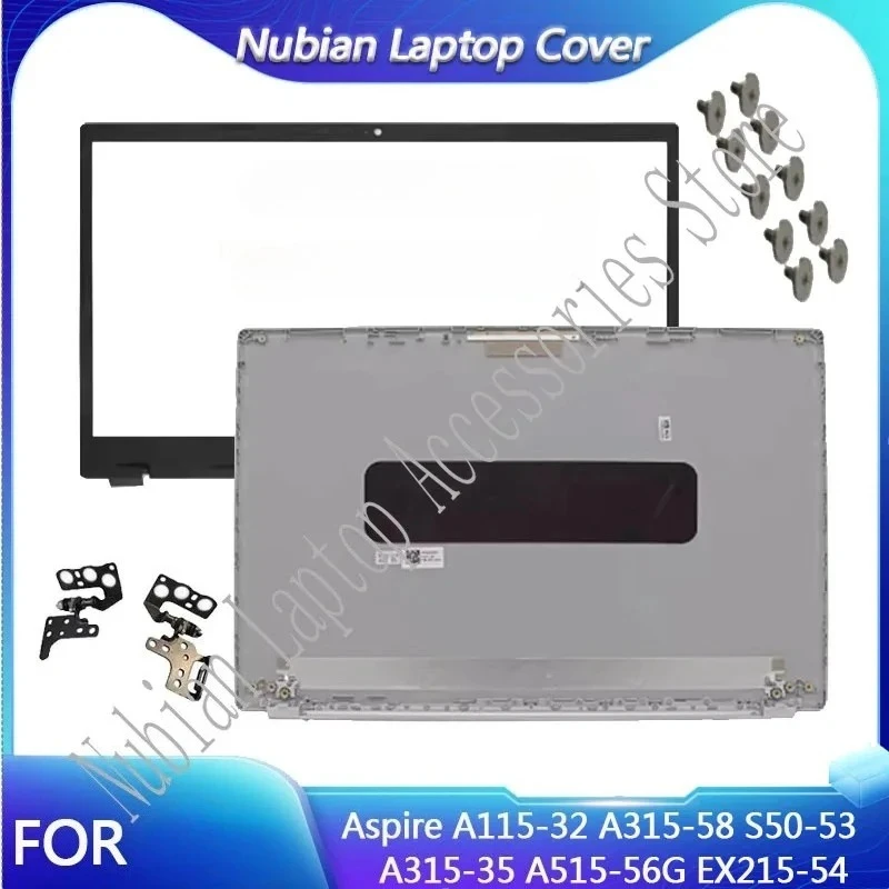 New For Aspire A115-32 A315-58 A315-35 A515-56G EX215-54 S50-53 Laptop LCD Back Cover/Front Bezel/Hinges/Screen Bracket