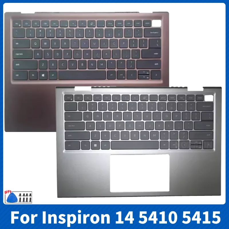 

Для ноутбука Dell Inspiron 14 5410 5415, упор для рук, верхняя крышка с клавиатурой с подсветкой в США, оригинальный чехол, аксессуары для ноутбука