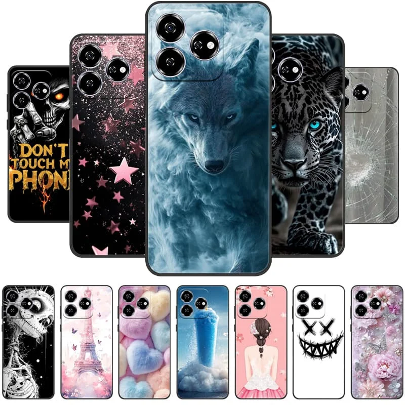 ل ZTE Nubia V60 تصميم حافظة V60 Vita AXON60 Lite لينة سيليكون يغطي ل ZTE Nubia V60 تصميم حامي حافظة هاتف من البولي يوريثان Coques #1