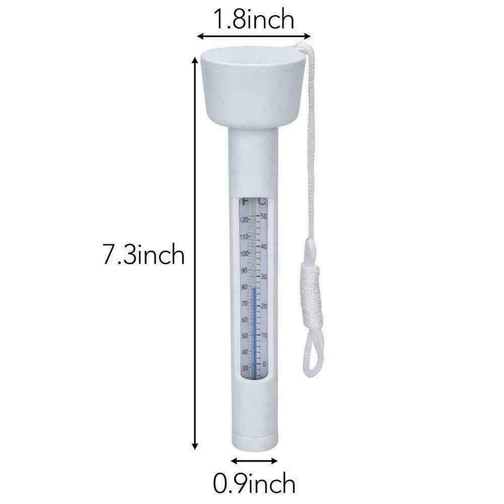 High Accuracy Floating Thermometer Swimming Pool Water Temp Measurement Suitable for Hot Springs Spas and Saunas