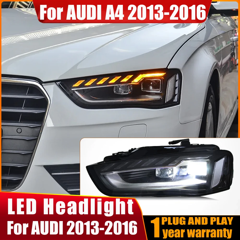 

Headlight For AUDI A4 LED Headlights 2013-2016 A4L B8.5 Head Lamp Car Styling DRL Signal Projector Lens Automotive Accessories